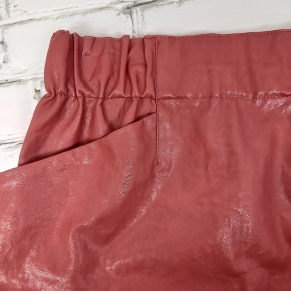 𝅺ZARA Faux Leather Mini Skirt - Picture 6 of 12